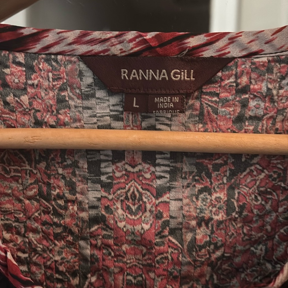 Beautiful silk  top from Anthropologie